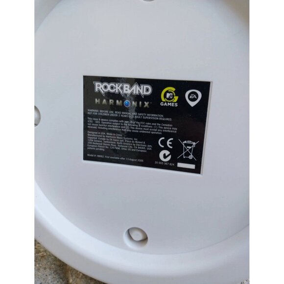 Nintendo Wii Harmonix Wired USB Rockband Drum Set, Stand, w/ Microphone No Pedal - Picture 5 of 11